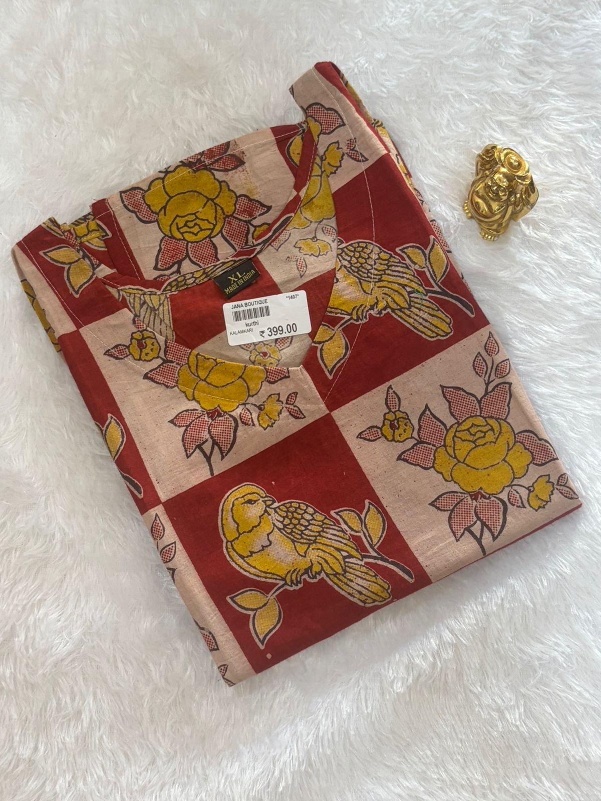 Kalamkari Kurti - 0138