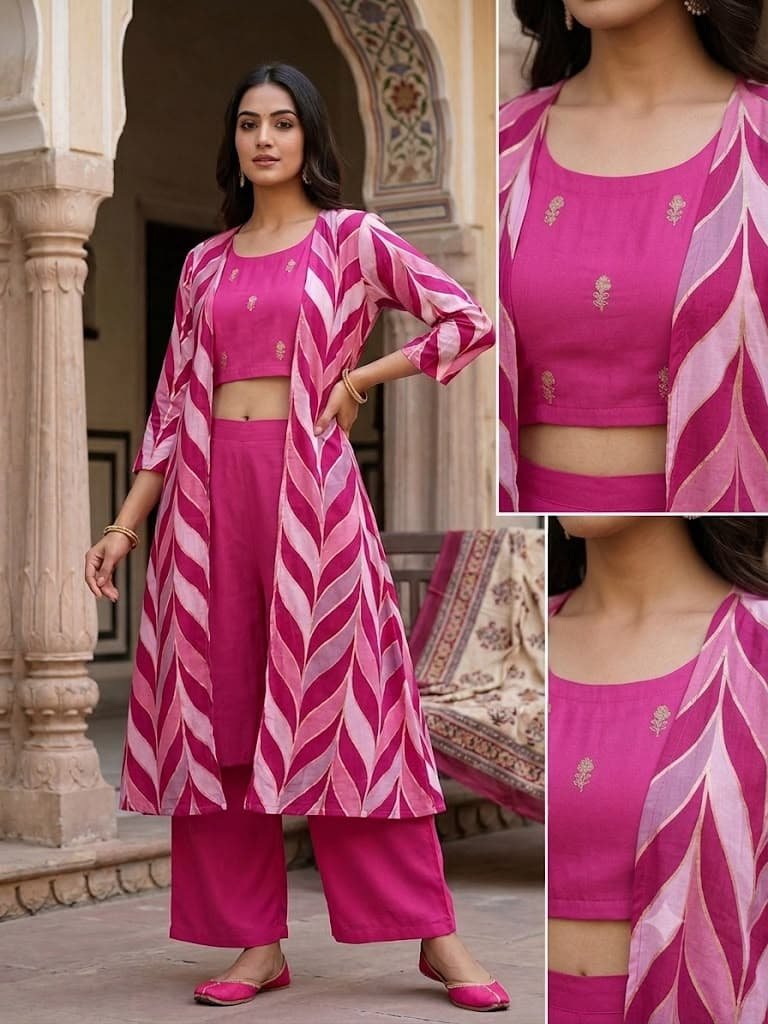 Co-ord set with Long shurg