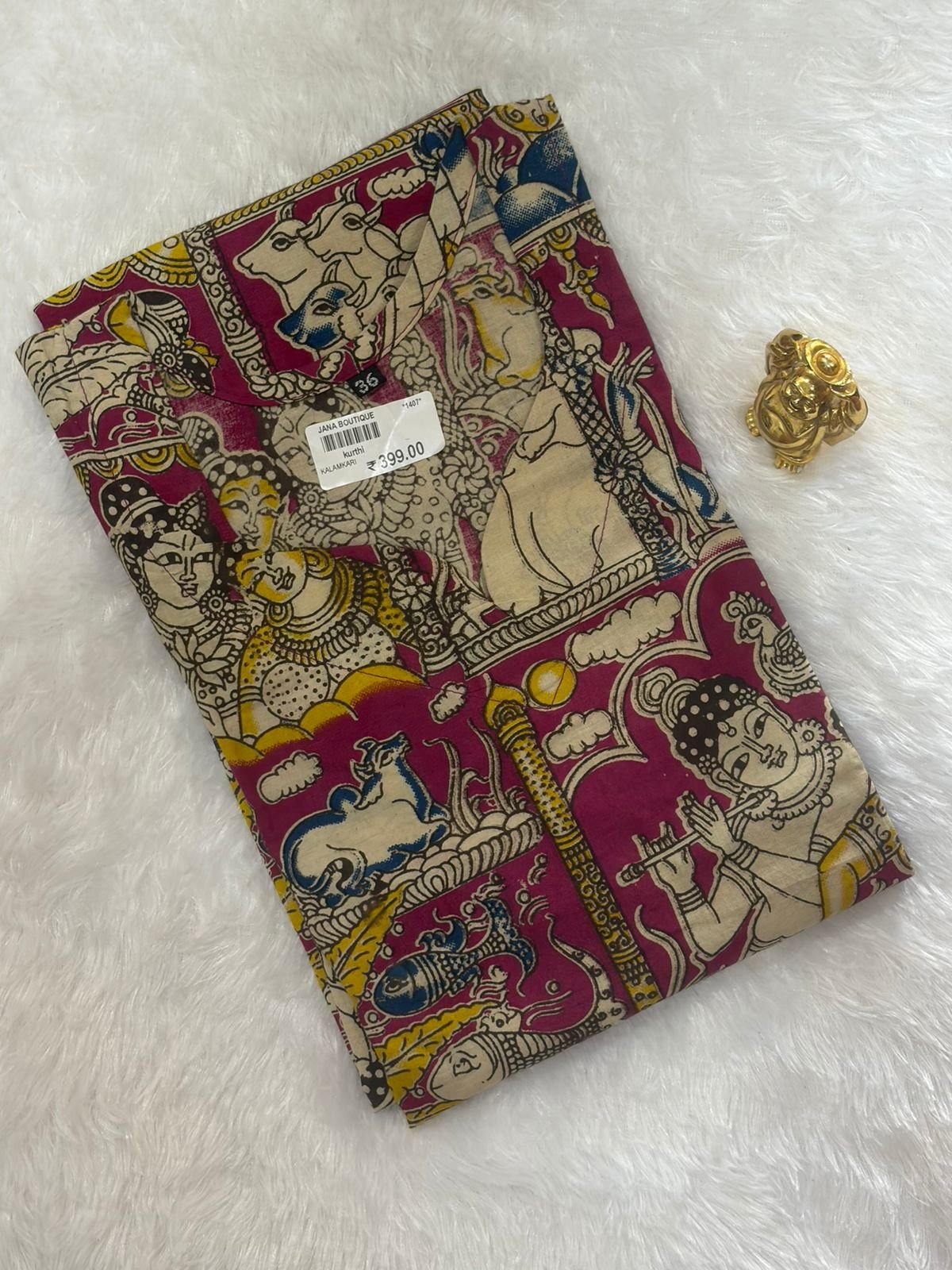 Kalamkari Kurti - 0123